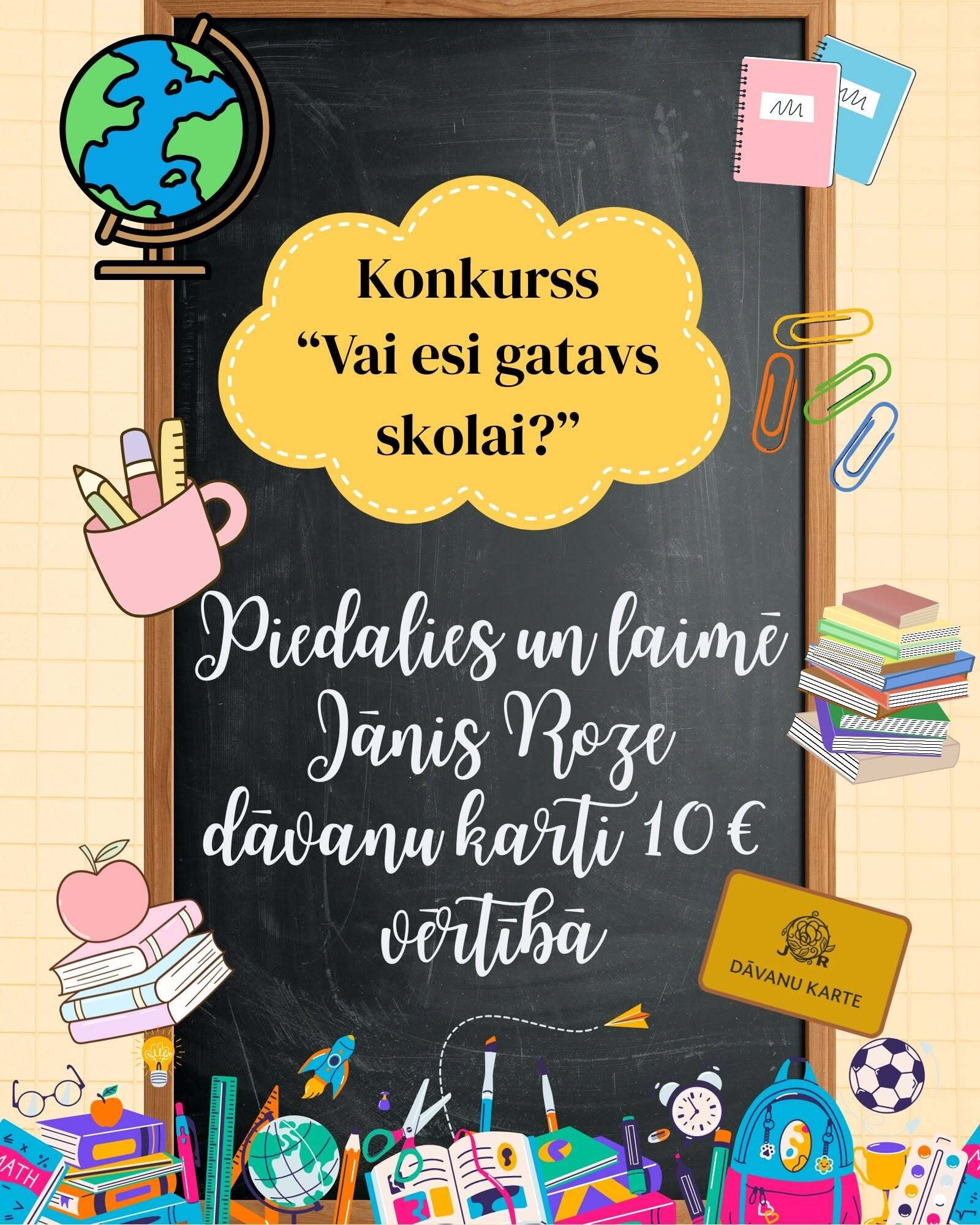Konkurss "Vai esi gatavs skolai?"