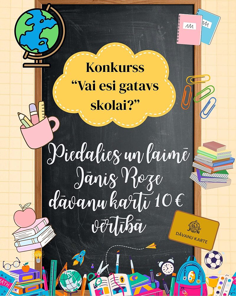 Konkurss "Vai esi gatavs skolai?"